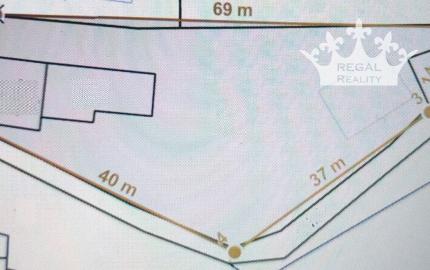 POZEMOK, 1633 m2, Blesovce, okr. Topoľčany