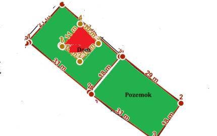 3-izb. Dom, 1189 m2,  Krušovce, okr. Topoľčany