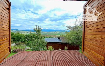 Záhradná chatka s nádherným výhľadom - miesto na relax