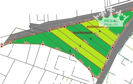 Rezervovaný: POZEMOK  č. 4, 542 m2, Súlovce ,okr. TO