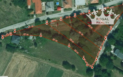 POZEMOK  č. 2, 920 m2, stavebné povolenie, Súlovce ,okr. TO