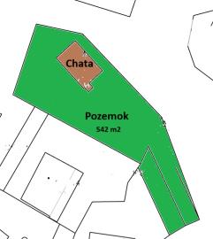 Čarovná rekreačná chata, pozemok 542 m2, Duchonka