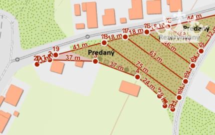 Predaný: POZEMOK  č. 1, 1047 m2, Súlovce ,okr. TO