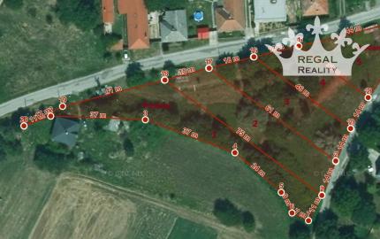 POZEMOK  č. 3, 722 m2, Stavebné povolenie, Súlovce ,okr. TO