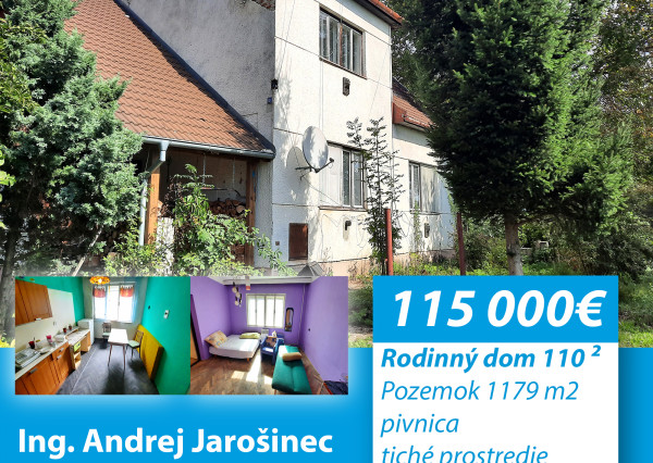 Rodinný Dom, 1179 m2,Jacovce, okr. Topoľčany