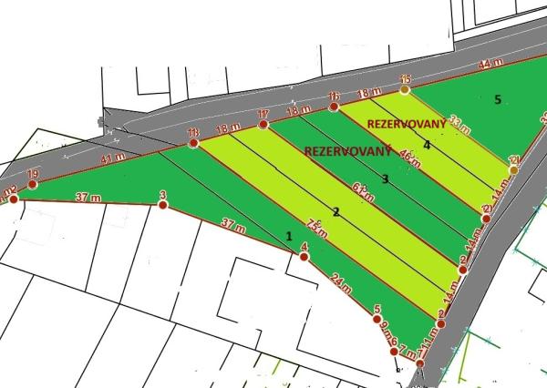 Rezervovaný: POZEMOK  č. 4, 542 m2, Súlovce ,okr. TO