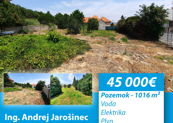 Výhradne: POZEMOK, 1016 m2, KRUŠOVCE, okr. Topoľčany