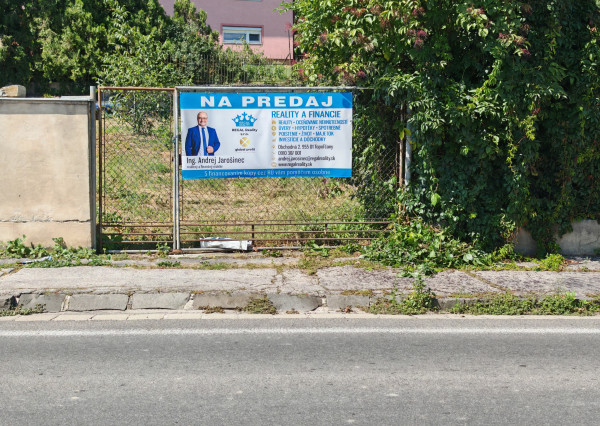 Výhradne: POZEMOK, 1016 m2, KRUŠOVCE, okr. Topoľčany