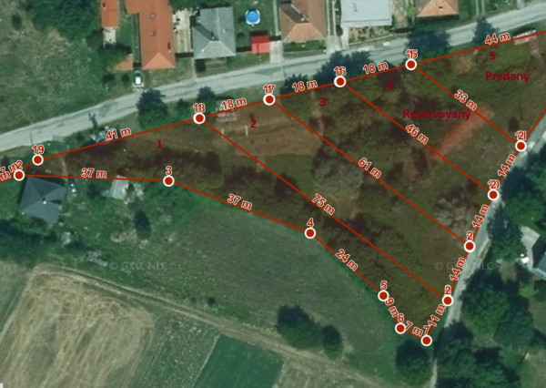 POZEMOK  č. 3, 722 m2, Stavebné povolenie, Súlovce ,okr. TO