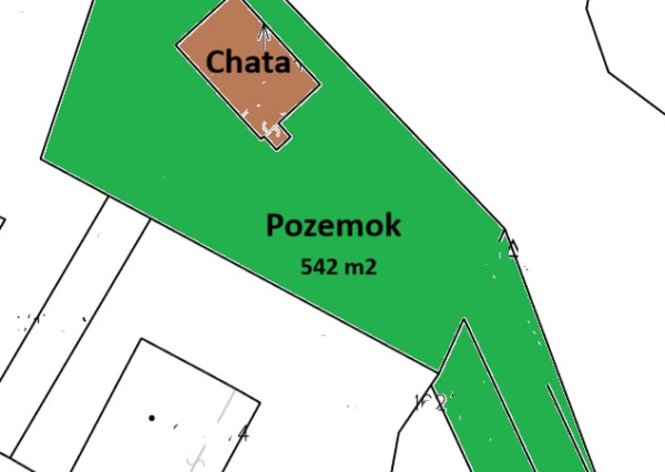 Čarovná rekreačná chata, pozemok 542 m2, Duchonka