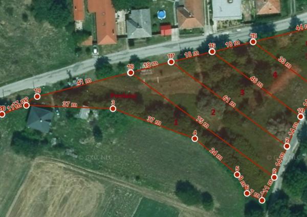 POZEMOK  č. 2, 920 m2, stavebné povolenie, Súlovce ,okr. TO