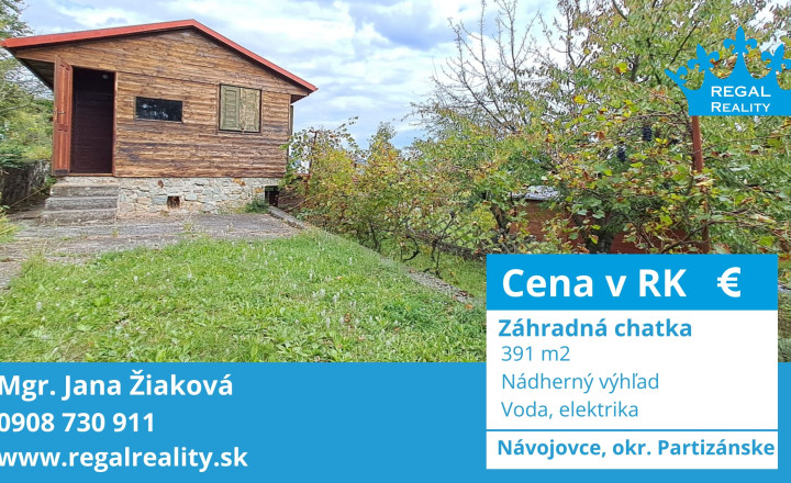 Záhradná chatka s nádherným výhľadom - miesto na relax - fotografia 1