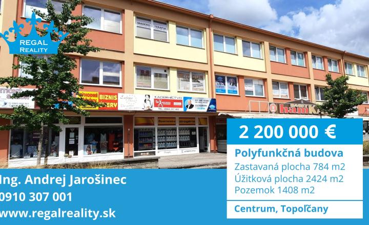 Polyfunkčná budova v centre – investičná príležitosť - fotografia 1
